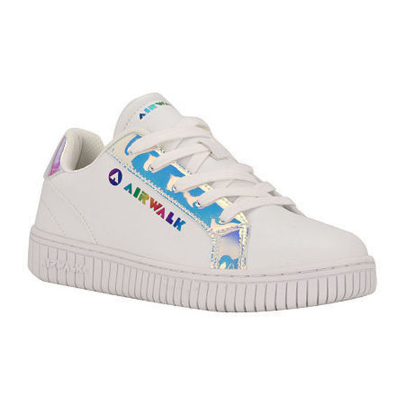 Airwalk Womens Strong Sneakers, White, 7 - Picture 1 of 1